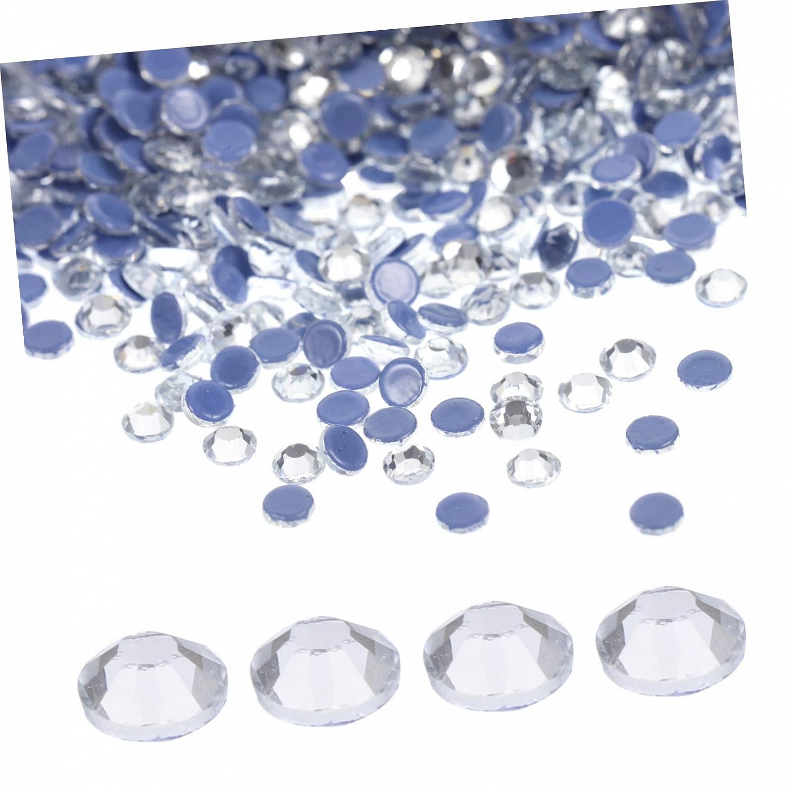 Стразы Термоклеевые Healeved 14400 шт., стеклянные, с плоской задней стенкой для DIY проектов, подходят для украшения одежды, обуви, сумок и чехлов для телефонов, фото №4