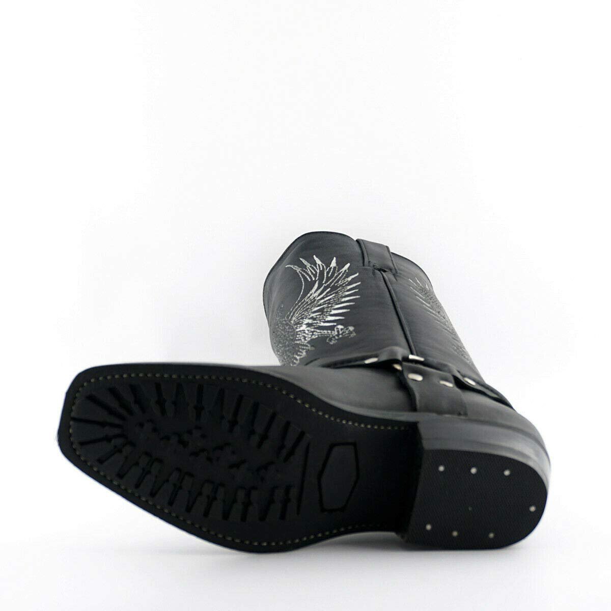 Черевики Grinders Bald Eagle, чоловічі, шкіряні, без застібки, квадратний носок, в ковбойському стилі, фото №5 Черевики Grinders Bald Eagle, чоловічі, шкіряні, без застібки, квадратний носок, в ковбойському стилі, фото №5