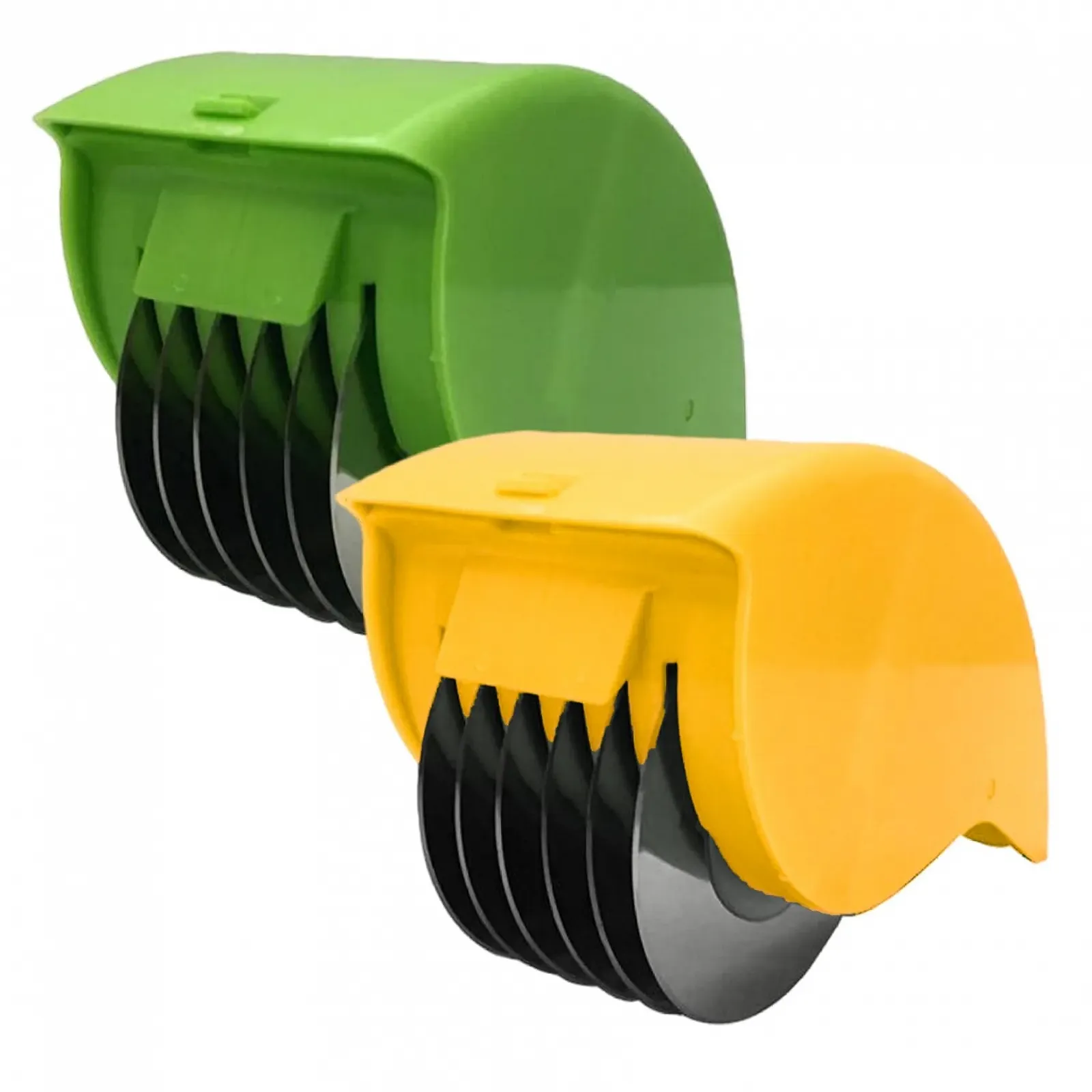 Ролик для зелени Kauthacker, 6 лезвий из нержавеющей стали, ручной, PP, фото №1