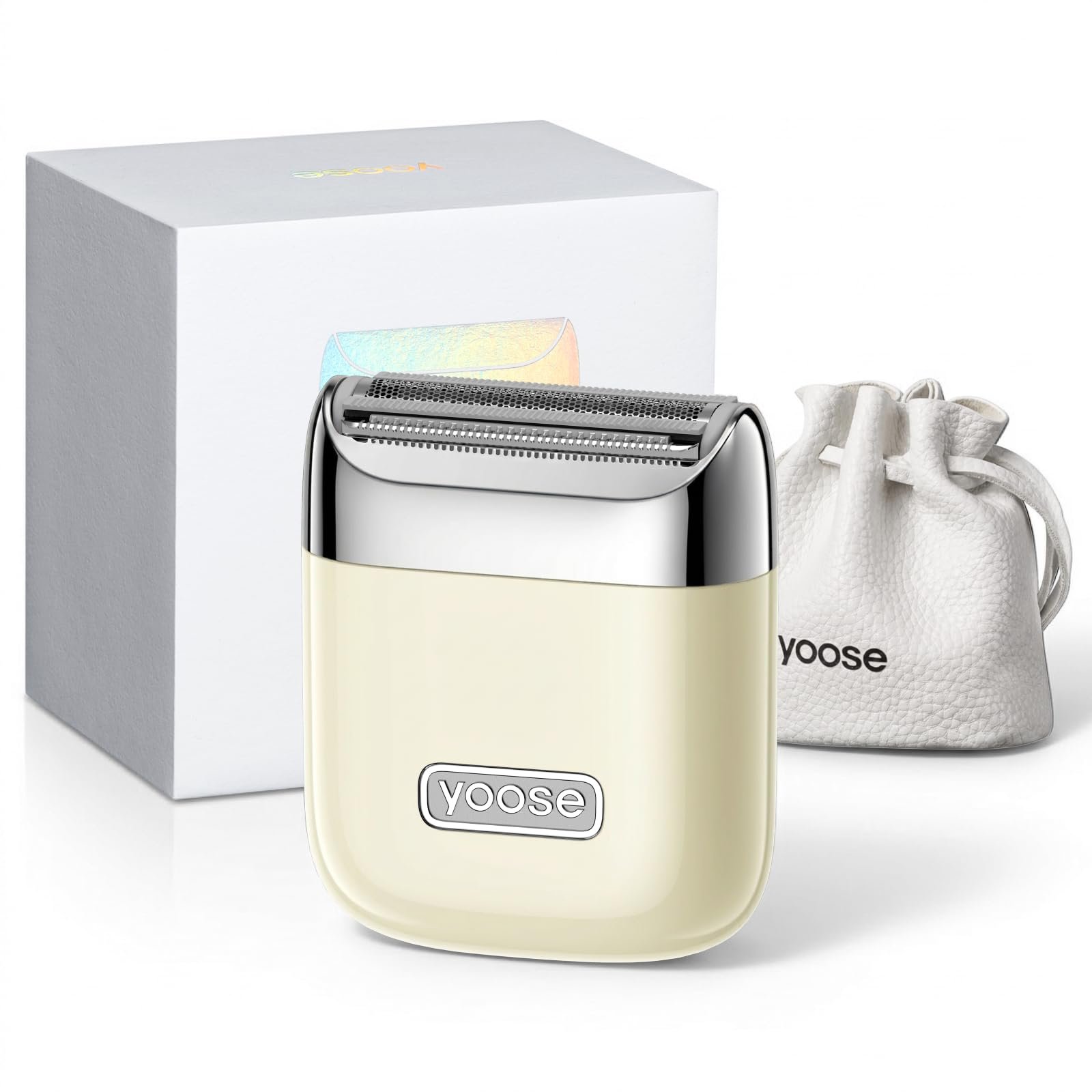 Міні-електробритва жіноча Yoose IPX7 USB C Бежева, фото №1 Міні-електробритва жіноча Yoose IPX7 USB C Бежева, фото №1