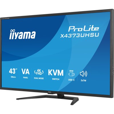Монитор iiyama X4373UHSU-B2, фото №3 Монитор iiyama X4373UHSU-B2, фото №3