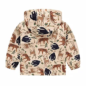 Куртка с капюшоном Mjjsk для мальчиков и девочек synthetic.ua - Фото 1