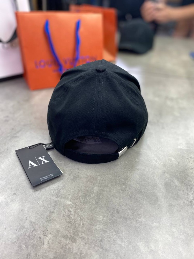 Черная кепка Armani с лого AX gu458, фото №5