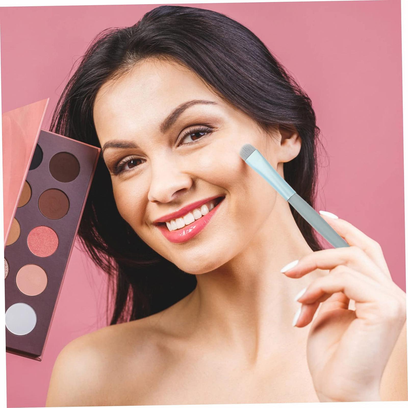 Набір пензлів для макіяжу Beaupretty 4 шт. дорожні гладкі інструменти для краси для обличчя косметичні міні-пензлі для макіяжу тіней для повік косметика ніжна кисть для обробки Miss Pu, фото №7