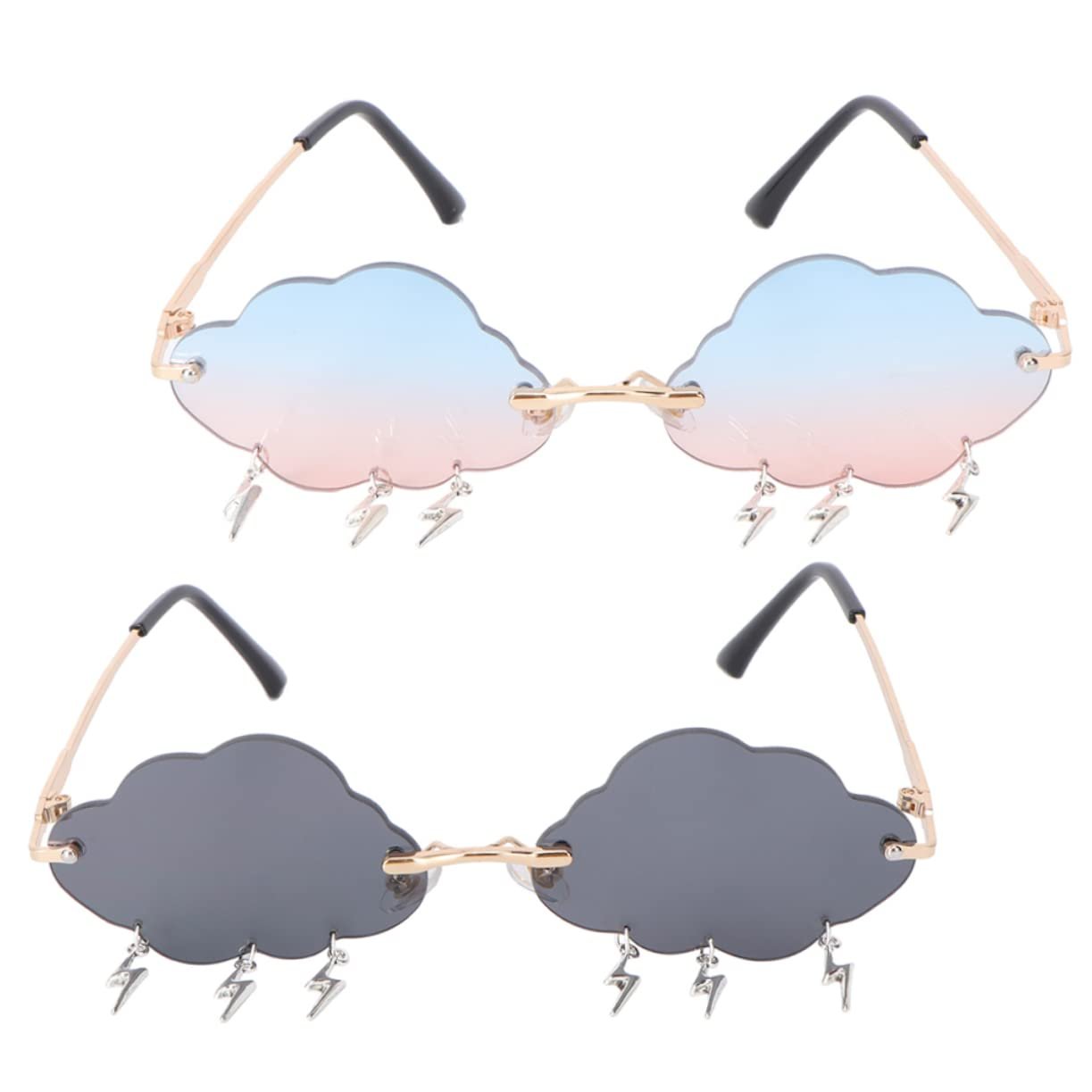 Набір сонцезахисних окулярів жіночих PACKOVE, 3 шт, без оправи, фото №3