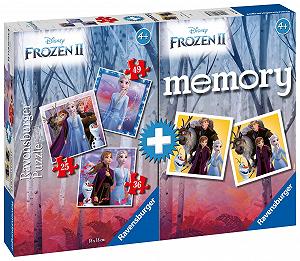Набор пазлов и мемори Ravensburger Frozen 20673 Холодное сердце 2 5-в-1 synthetic.ua - Фото 1