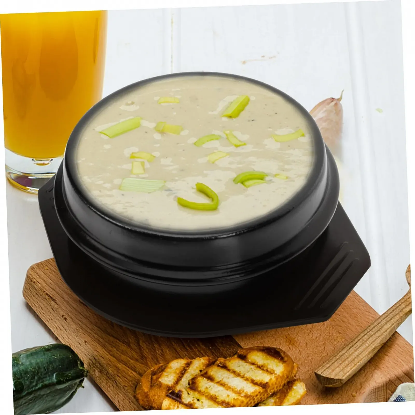 Набор горшков Toyvian Керамический Для бибимбапа Антипригарное покрытие 1100 мл, фото №8