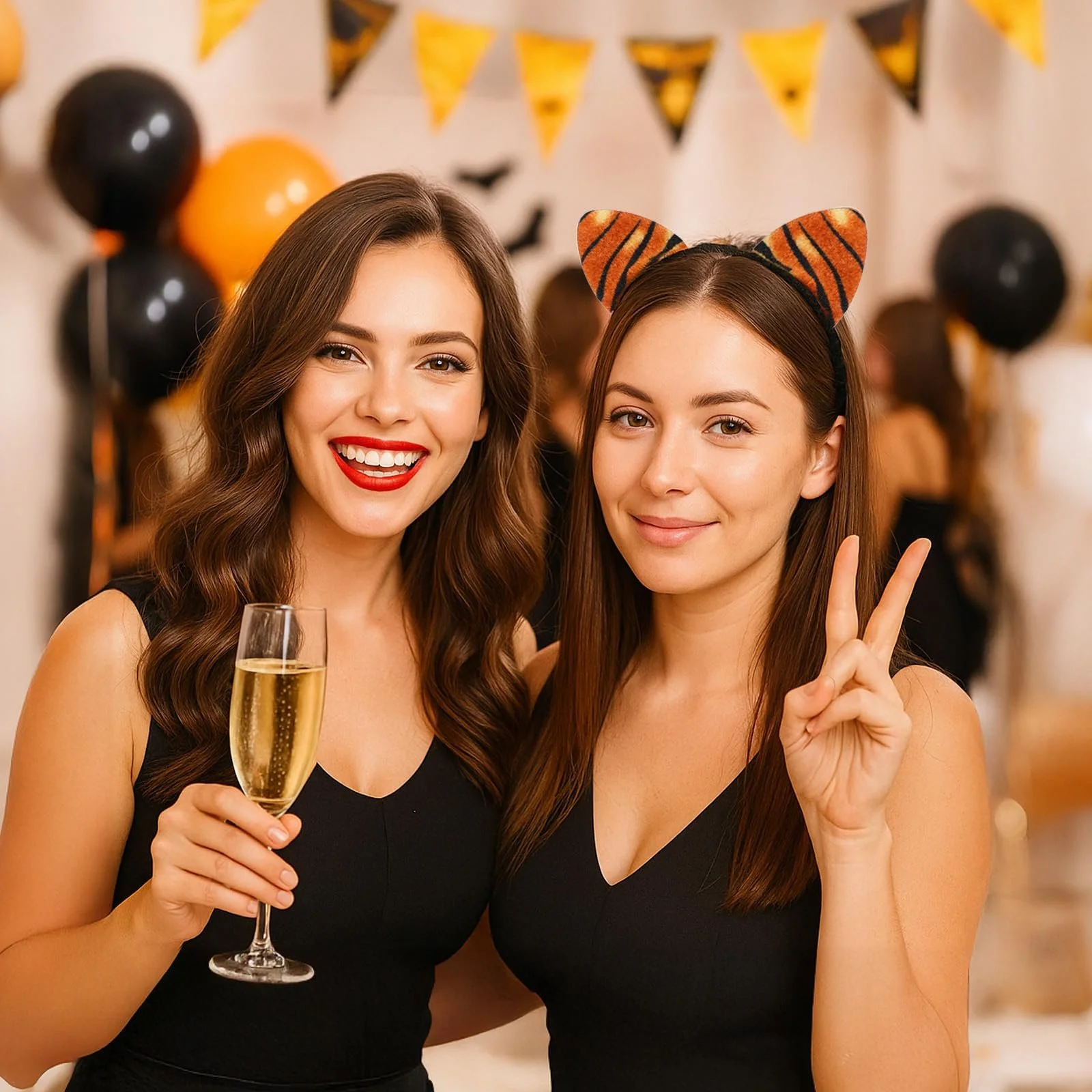 Обруч для волосся Вуха Тигра для вечірки на Хелловін, фото №6