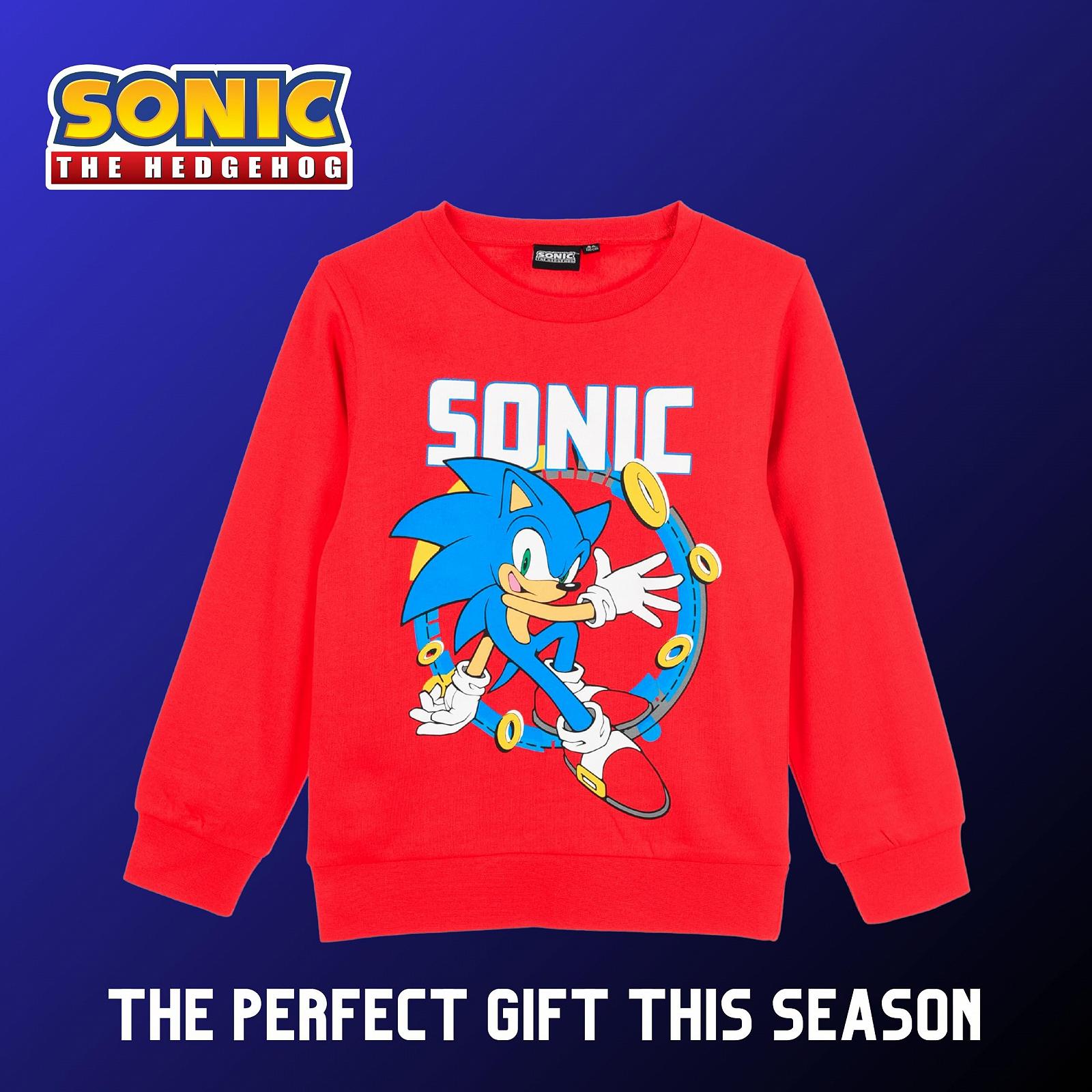 Свитшот Sonic The Hedgehog Sonic Design для мальчиков, подарок для детей от 4 до 10 лет, фото №8
