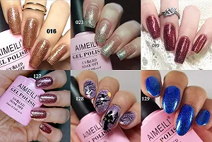 Гель-лак AIMEILI Multi-Coloured Glitter Set Number 29, 6 x 10 мл synthetic.ua - Фото 1