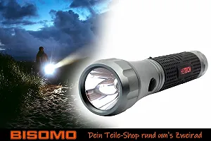 Ліхтар BISOMO Cree LED 110 люмен, 24.5 см, алюміній synthetic.ua - Фото 1