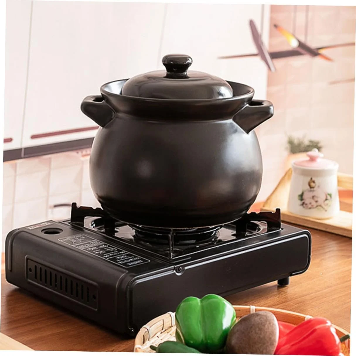 Кастрюля Mobestech керамическая маленькая черная, фото №6 Кастрюля Mobestech керамическая маленькая черная, фото №6