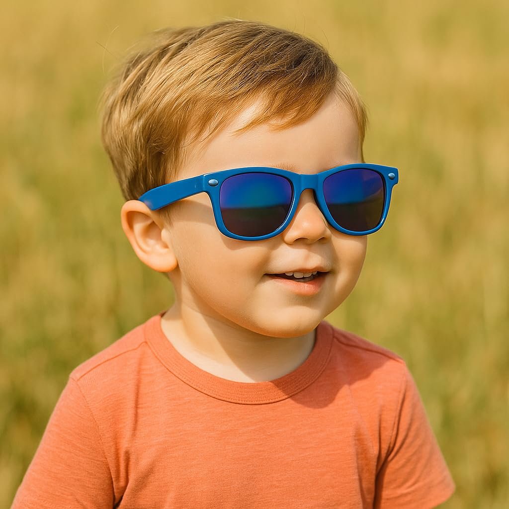 Детские солнцезащитные очки styleBreaker Классический ретро дизайн, фото №4