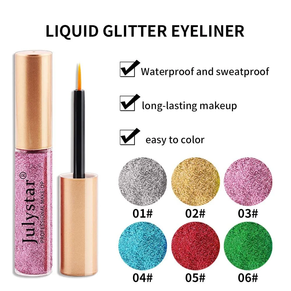 Підводка Julystar Перламутрова Кольорова, фото №7