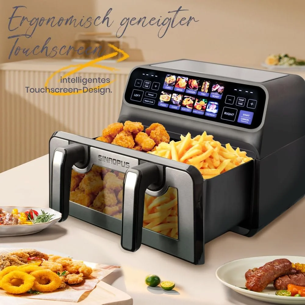 Двокамерна Мультипіч 9 л 2200 Вт з оглядовим вікном LED Display, фото №5 Двокамерна Мультипіч 9 л 2200 Вт з оглядовим вікном LED Display, фото №5