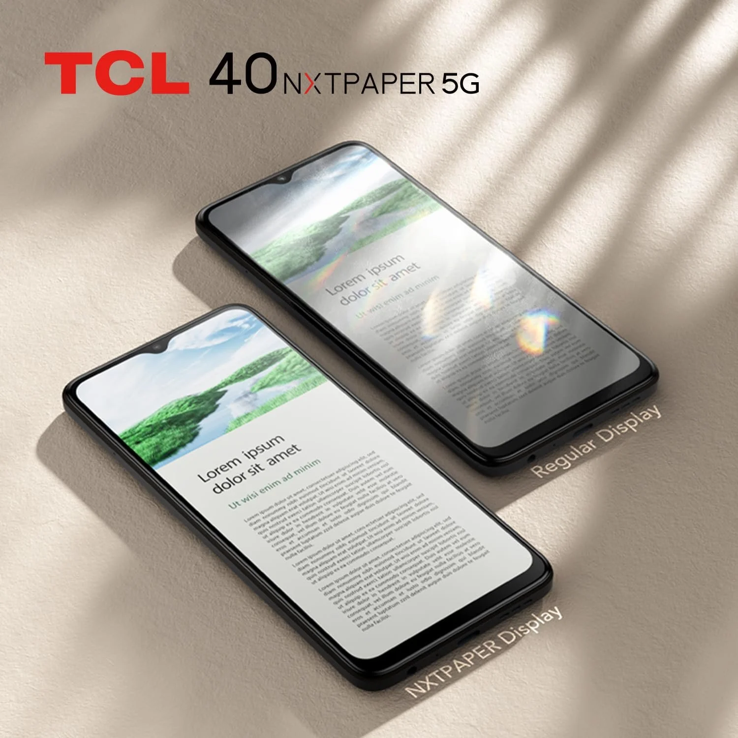 Смартфон TCL NXTPAPER 40 5G 6.6" HD+ 90Hz 256GB 12GB RAM 50MP Starlight Black, фото №5 Смартфон TCL NXTPAPER 40 5G 6.6" HD+ 90Hz 256GB 12GB RAM 50MP Starlight Black, фото №5