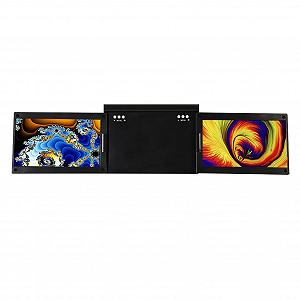 Монитор Lazmin112 X50-A IPS Full Screen Dual 13.3 Inch 1920 X 1080 HD Portable Dual Extender Screen - Фото 1