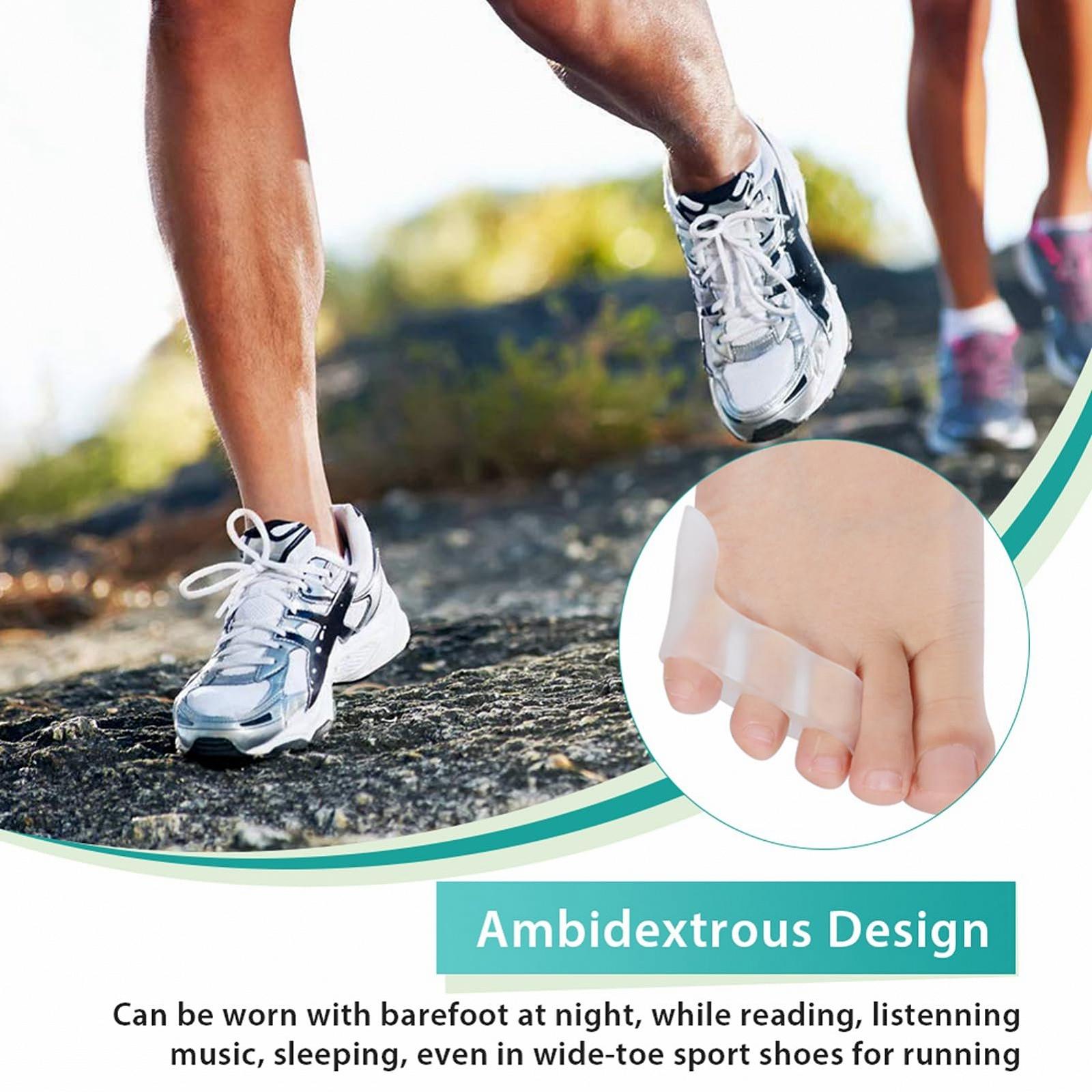 Захисний силіконовий ковпачок Wakects для малого пальця стопи з 3 отворами для молоткоподібного пальця, фото №8