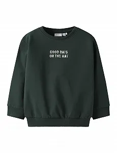 Толстовка NAME IT Nmmslade LS Nreg Sweat Bru для хлопчиків - Фото 1