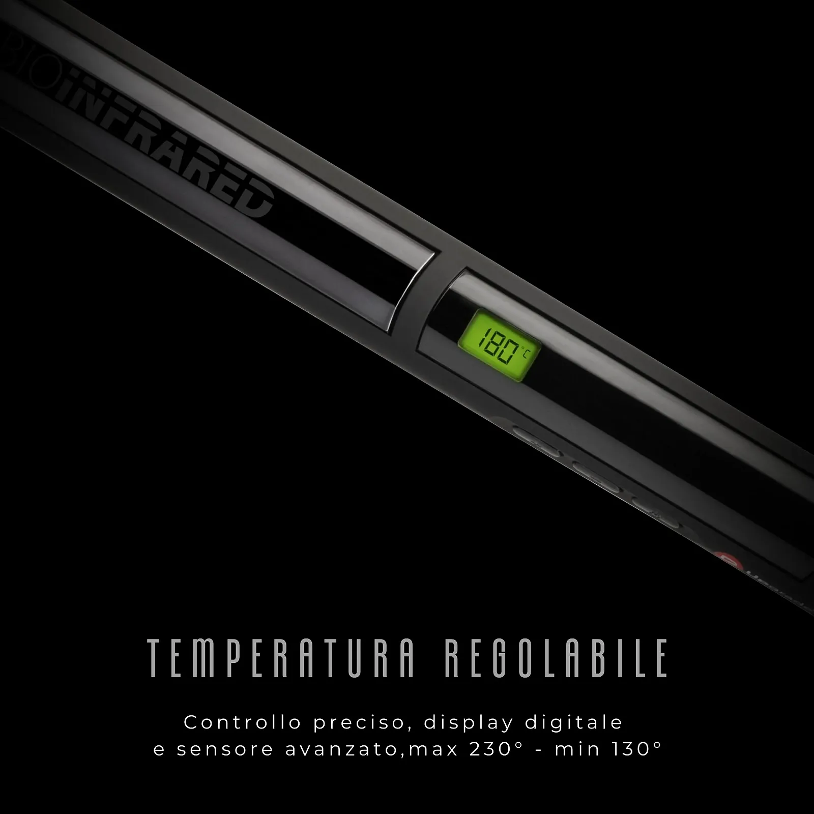 Випрямляч для волосся Upgrade Infrared Slim Вузькі пластини Чорний, фото №6