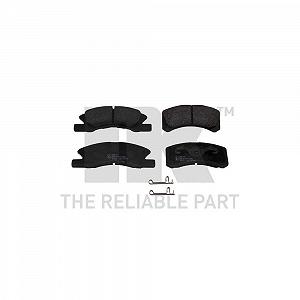 Комплект гальмівних колодок дискового гальма NK 225114 для DAIHATSU MITSUBISHI NISSAN - Фото 1