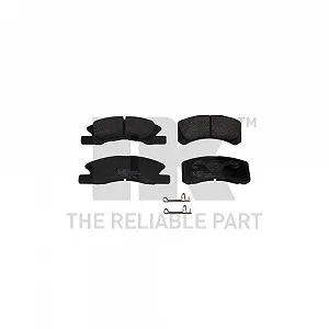 Комплект тормозных колодок, дисковый тормоз NK 225114 - Фото 1