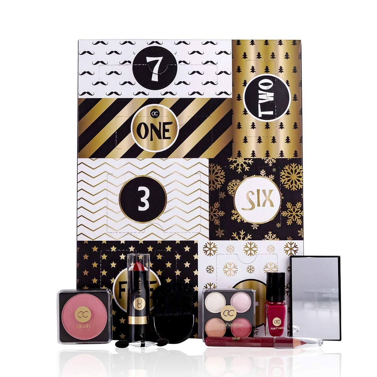 Набір подарунковий Accentra New Year Countdown з 7 сюрпризами для макіяжу на останні дні року, фото №3