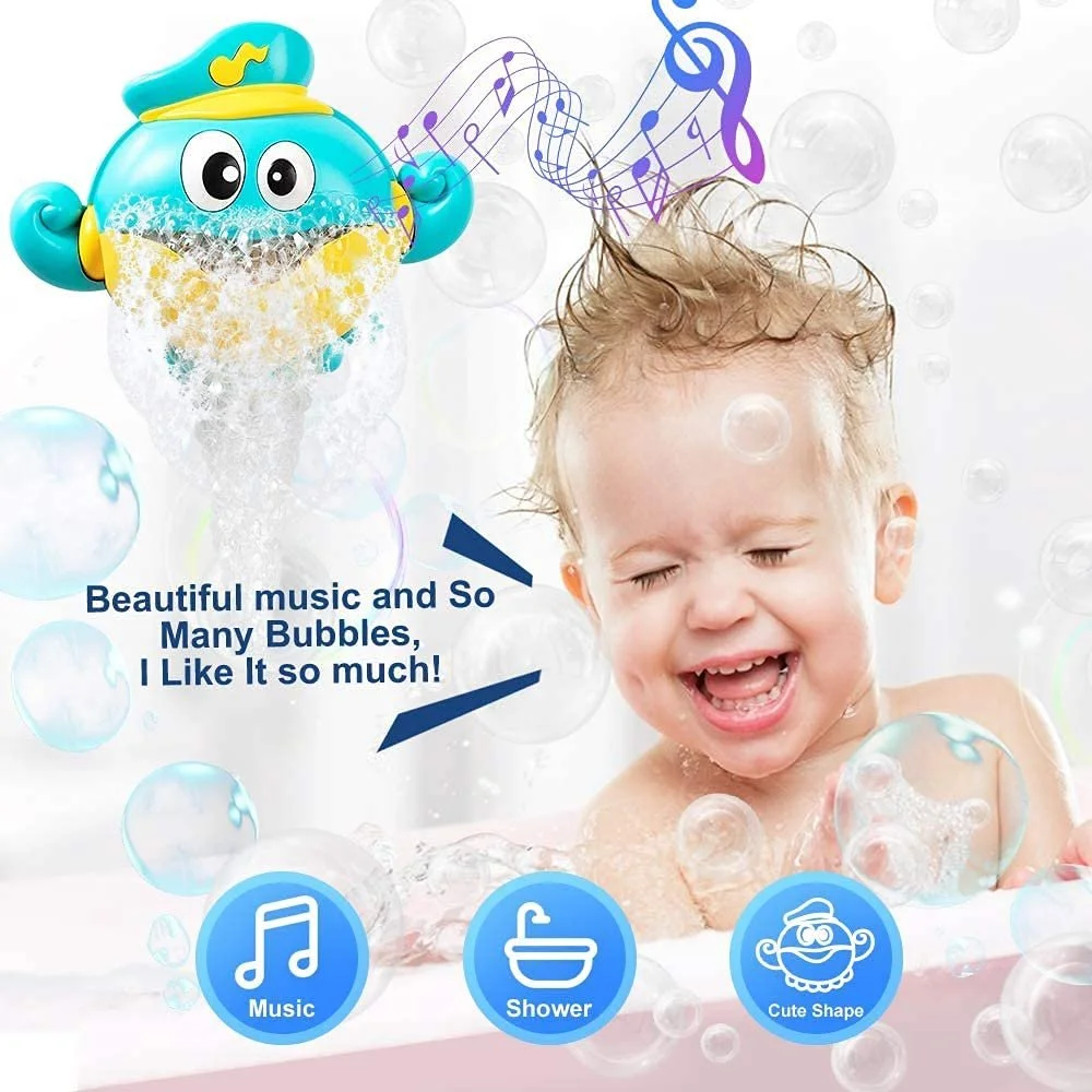 Іграшка для ванни Morofme Автоматична машина для бульбашок у вигляді восьминога з музикою 1000+ бульбашок за хвилину, фото №1 Іграшка для ванни Morofme Автоматична машина для бульбашок у вигляді восьминога з музикою 1000+ бульбашок за хвилину, фото №1