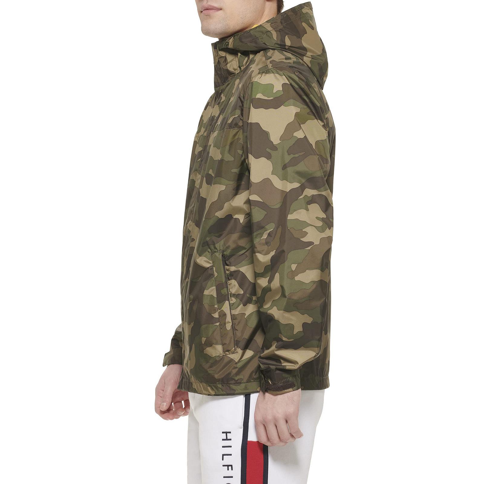 Куртка Tommy Hilfiger чоловіча водонепроникна з капюшоном, фото №3