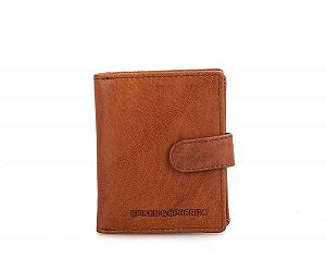 Кошелек Billfold кожаный Spikes & Sparrow Michigan Brandy Cognac RFID - Фото 1