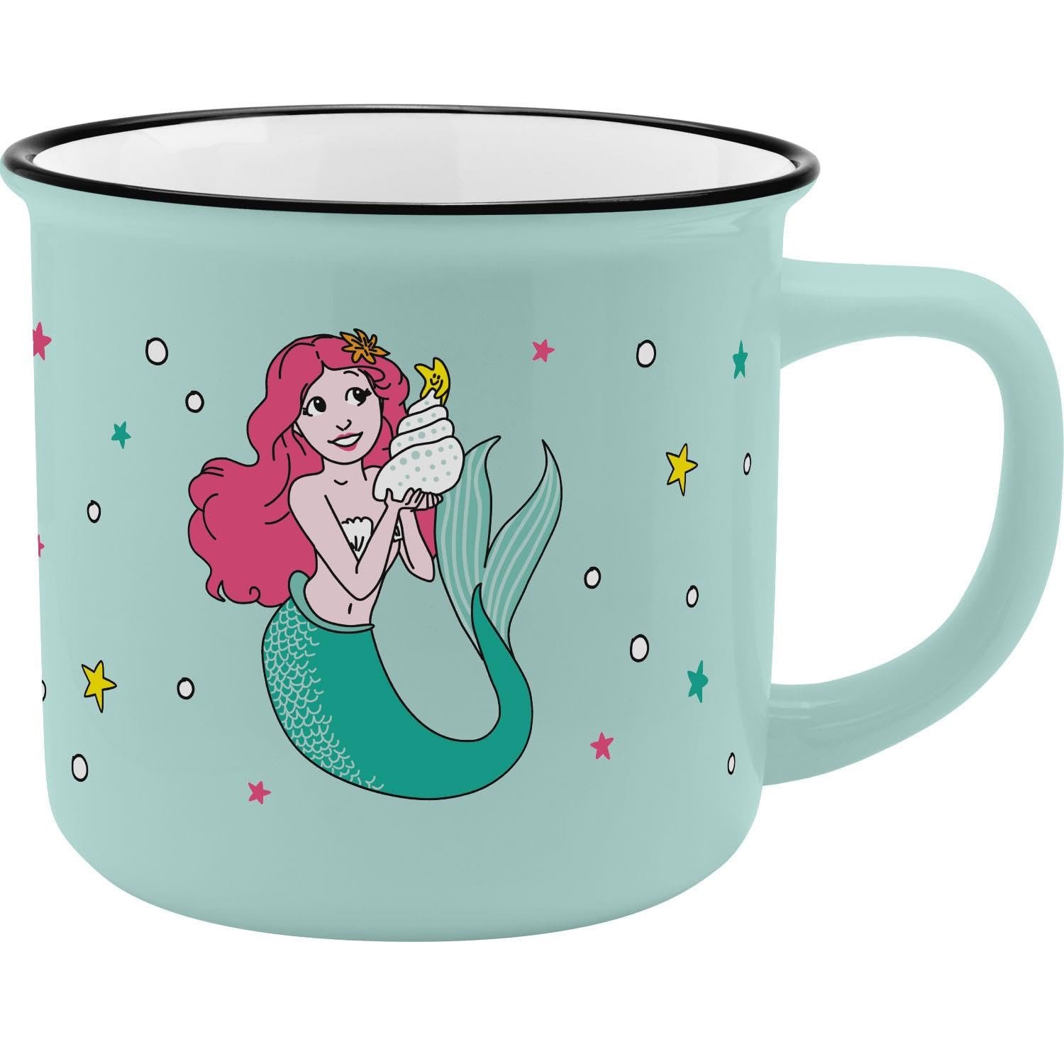 Кухоль GRUSS & CO Mermaid, 350 мл, порцеляновий, висота 8.4 см, фото №1