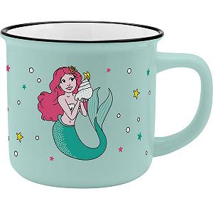 Кухоль GRUSS & CO Mermaid, 350 мл, порцеляновий, висота 8.4 см - Фото 1