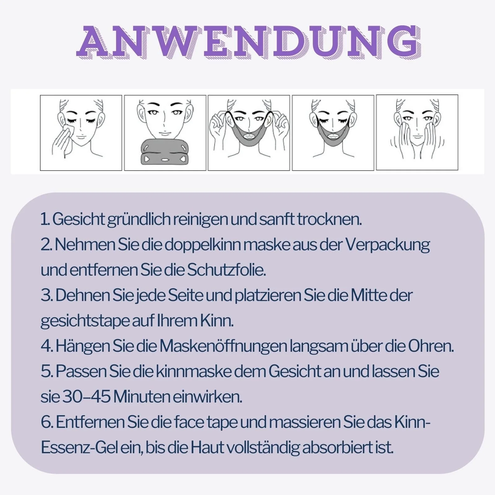 Маска для підборіддя V Line Lifting Подвійна маска для підтяжки обличчя, фото №7