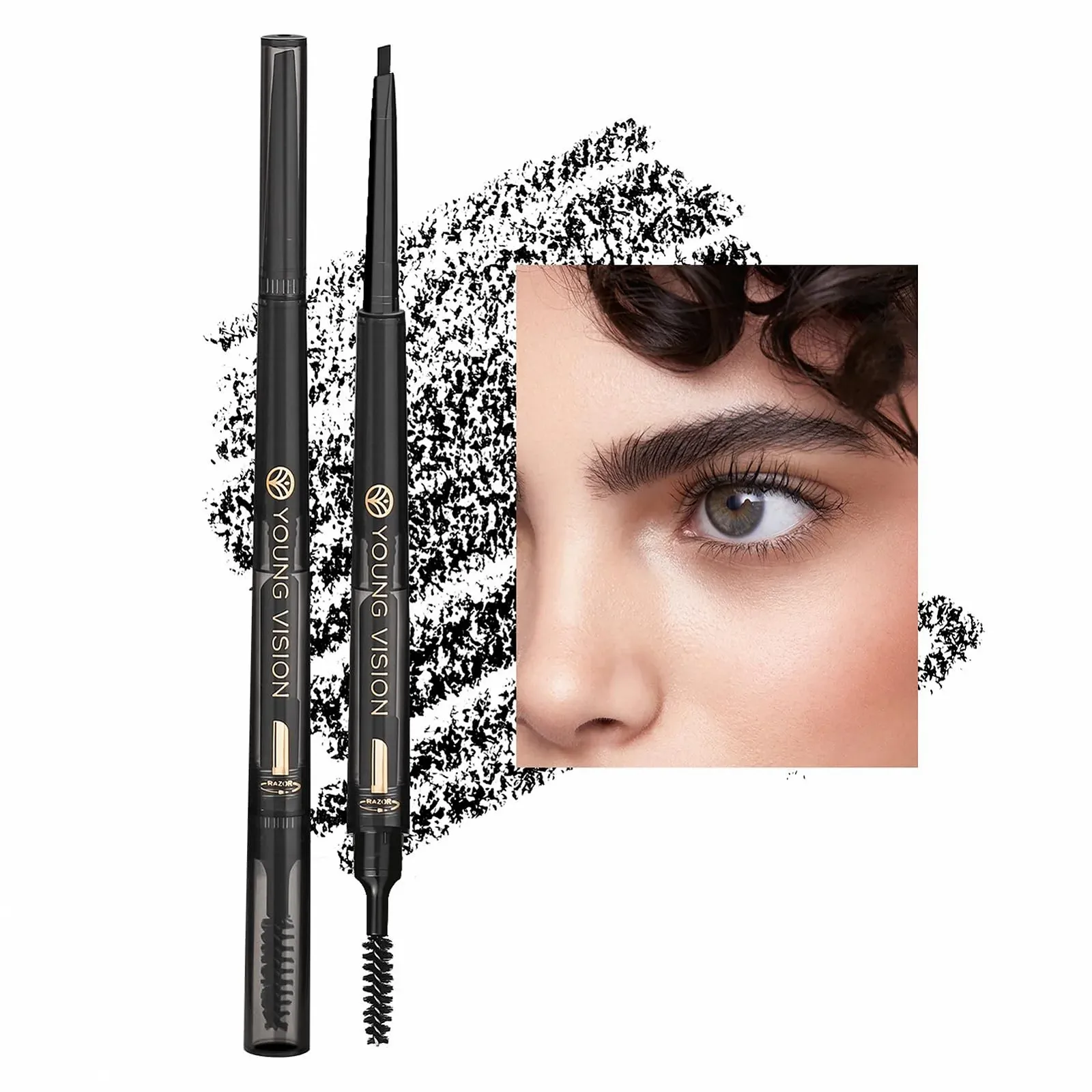 Олівець для очей 3-в-1 Водостійкий, фото №1