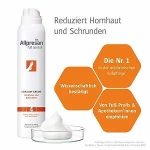 Крем-пена для ног Allpresan Foot Special No. 4 против мозолей и трещин 200 мл (2 шт.) synthetic.ua - Фото 1