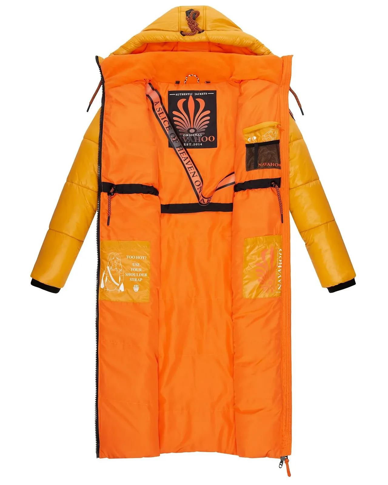 Жіноче зимове стьобане пальто Navahoo Довга, фото №6