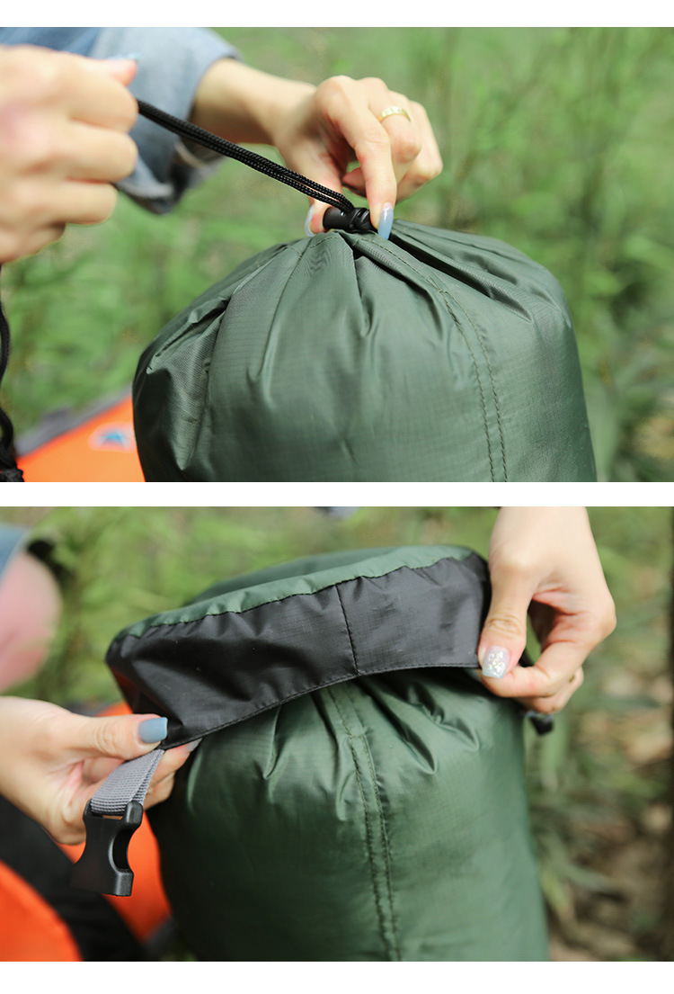 Компрессионный мешок Bluefield XS Ø20х45 см 14 л зеленый, фото №5