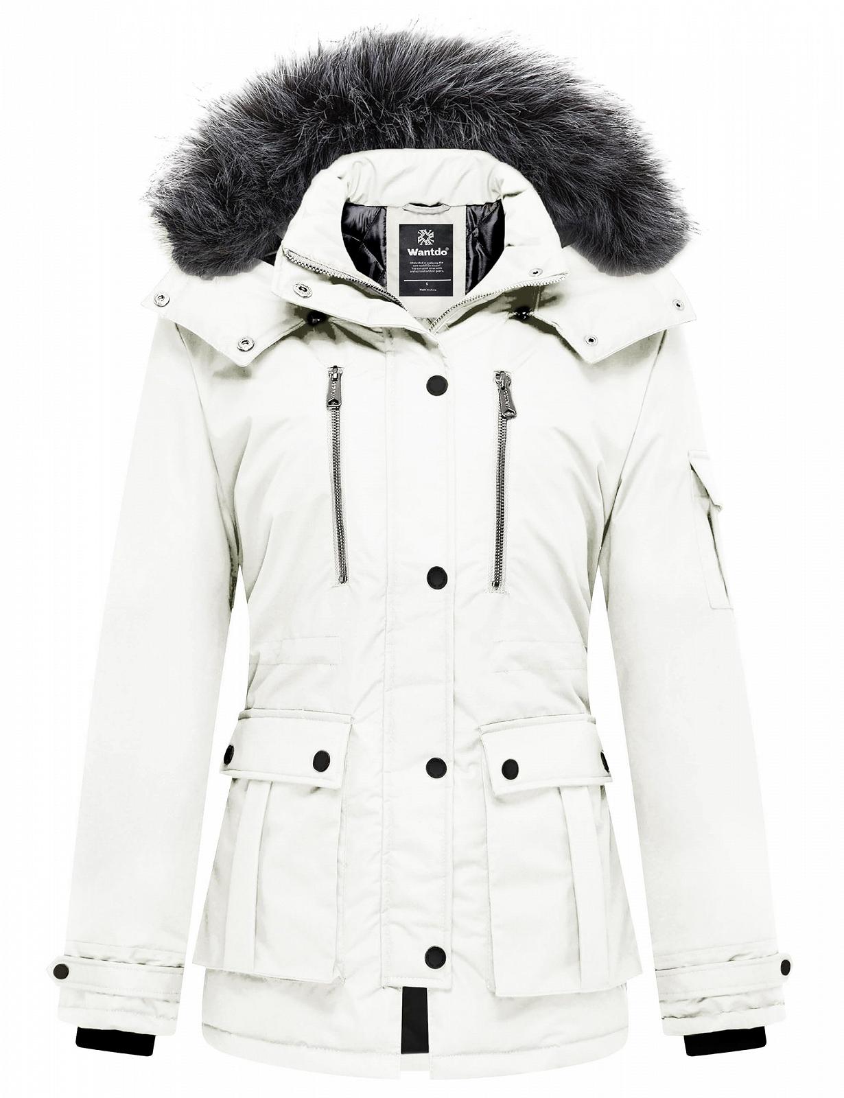 Женское зимнее хлопковое пальто Wantdo Классическая парка, фото №1