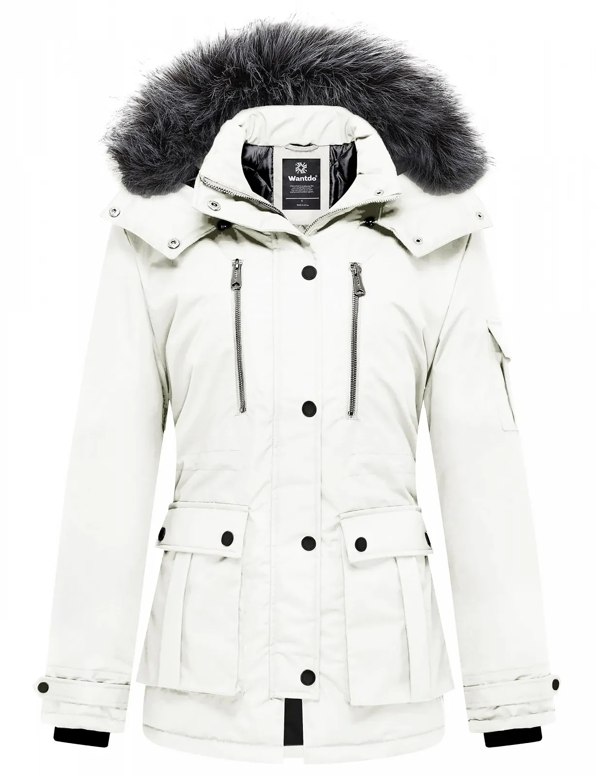 Жіноча зимова бавовняна куртка Wantdo Класична парка, фото №1