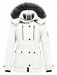 Жіноча зимова бавовняна куртка Wantdo Класична парка - Фото 1