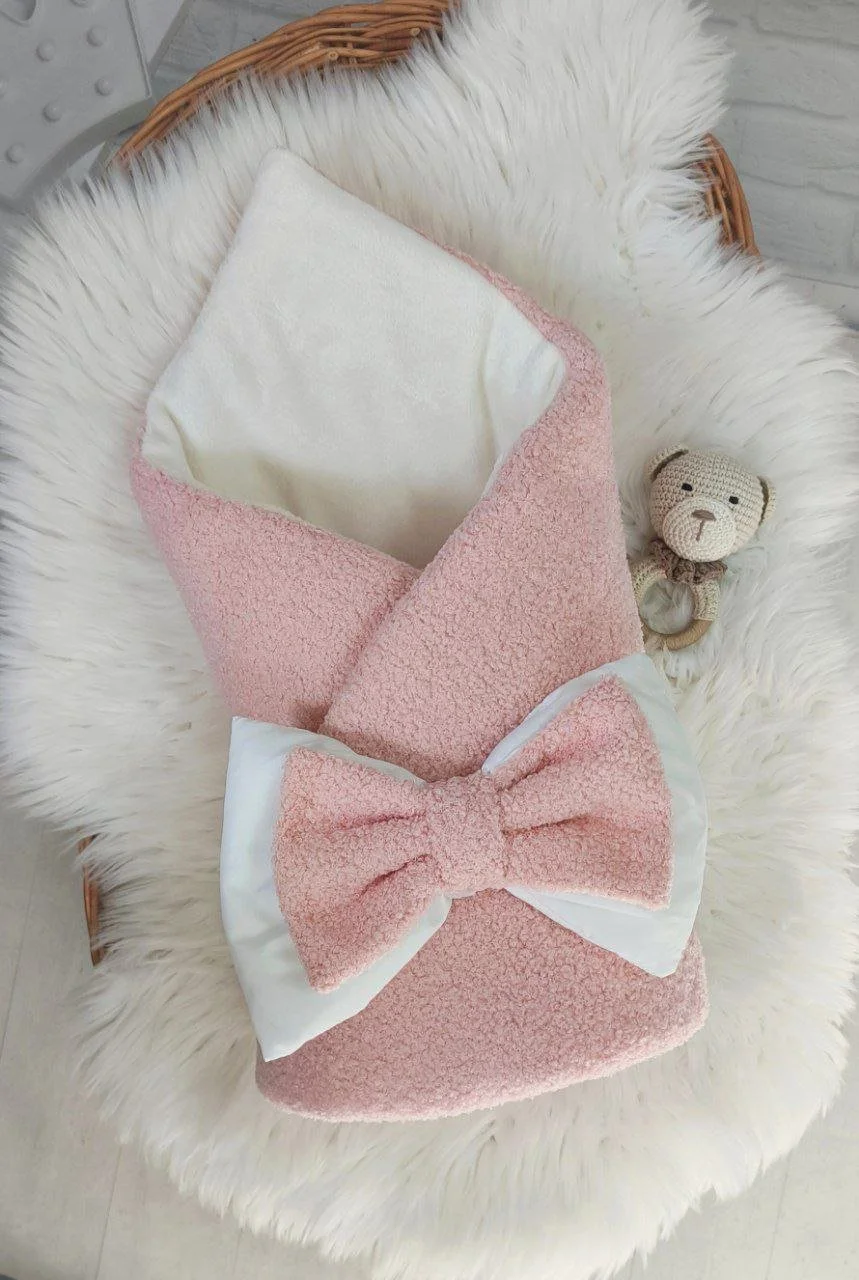 Теплий набір для новонародженогоТедді рожевий, фото №2