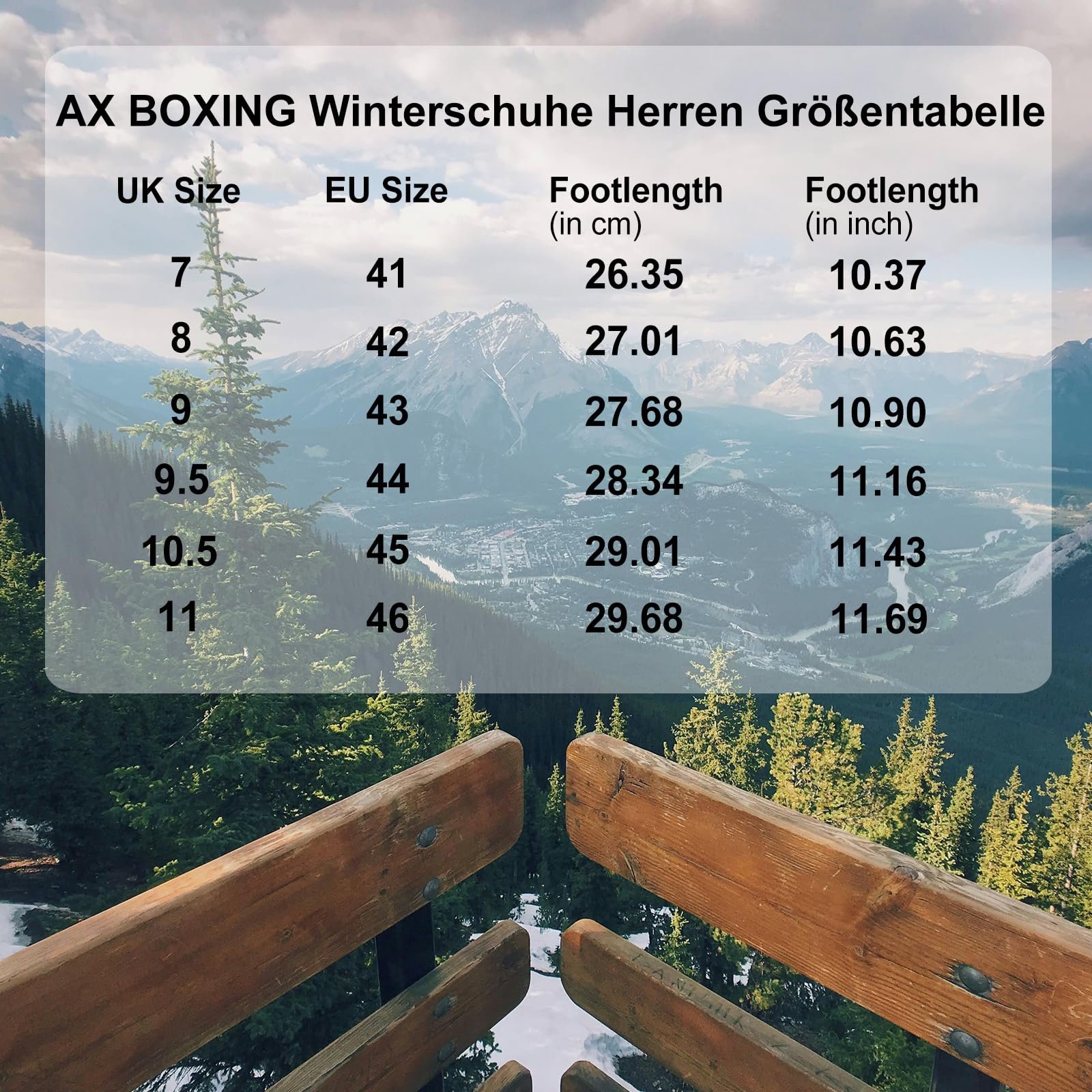 Мужские Ботинки AX BOXING Зимние Ботинки Нескользящие Теплые Ботинки для Снега для Трекинга на Открытом Воздухе EU, фото №6