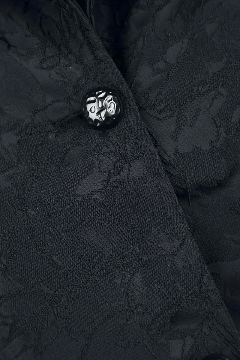 Пальто Gothicana by EMP Корсет з коміром-стійкою Чорний, фото №3