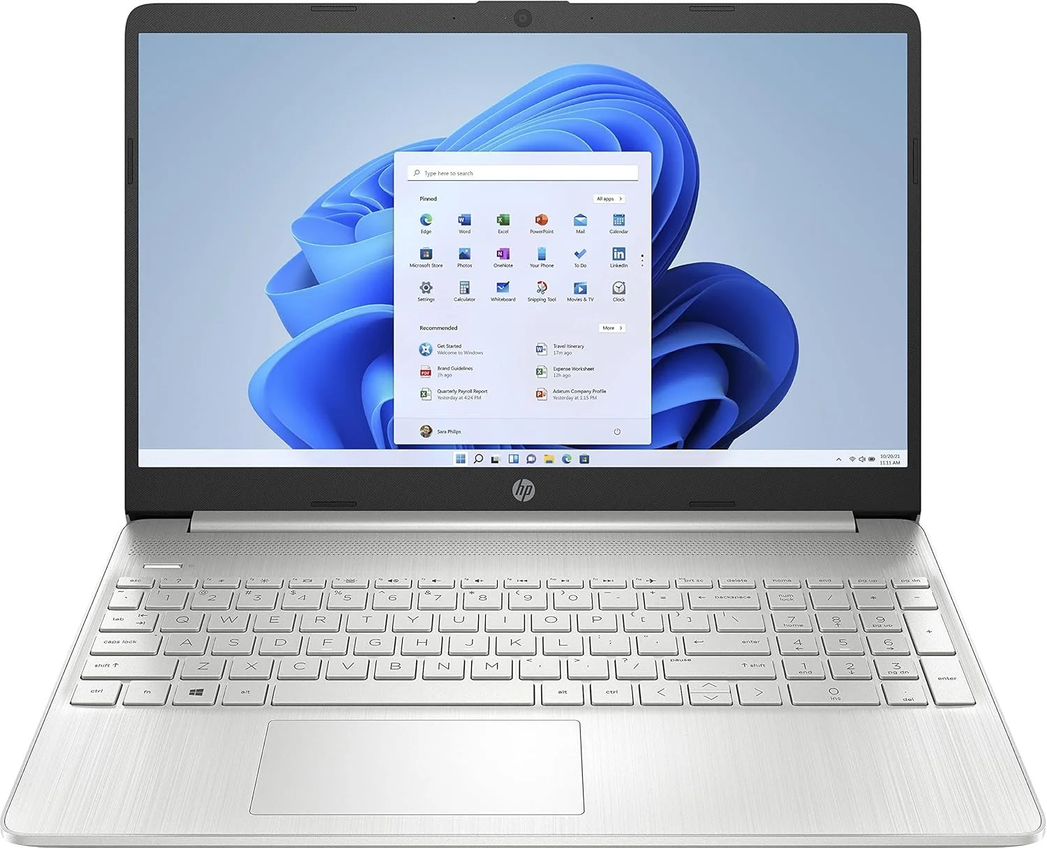 Ноутбук 15.6" HP Laptop 15s-fq4000sl Intel Core i5-1155G7 RAM 8GB SSD 512GB Windows 11 Home (UKR), фото №1