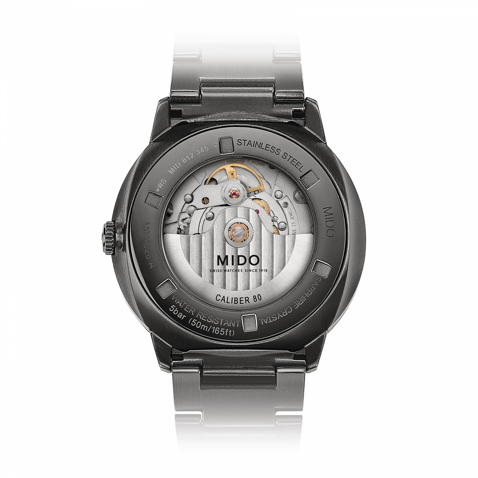 Часы Mido Commander Big Date M021.626.33.051.00 Мужские Автоматические Антрацит, фото №3 Часы Mido Commander Big Date M021.626.33.051.00 Мужские Автоматические Антрацит, фото №3