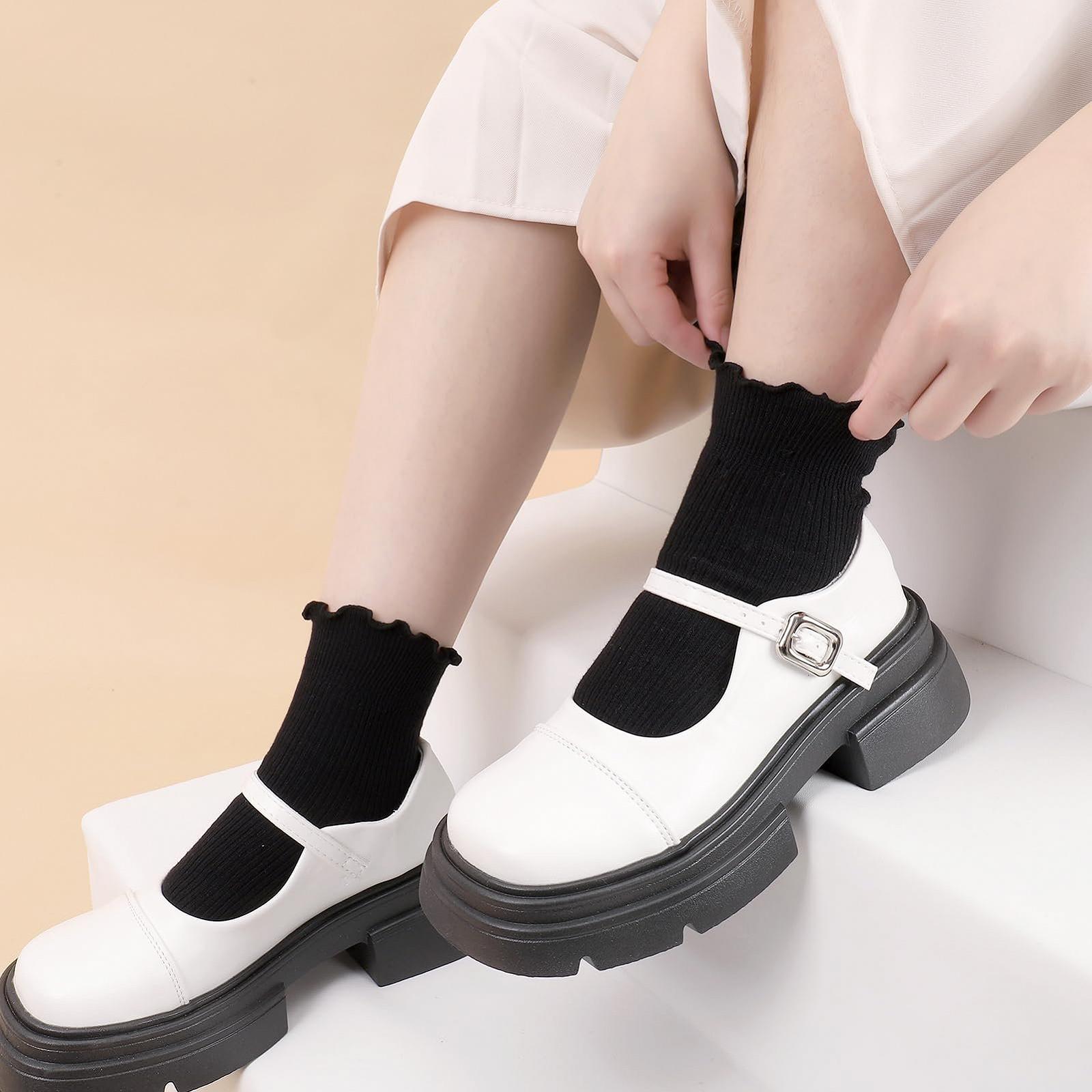 Шкарпетки з рюшами, 6 пар, Жіночі, фото №4