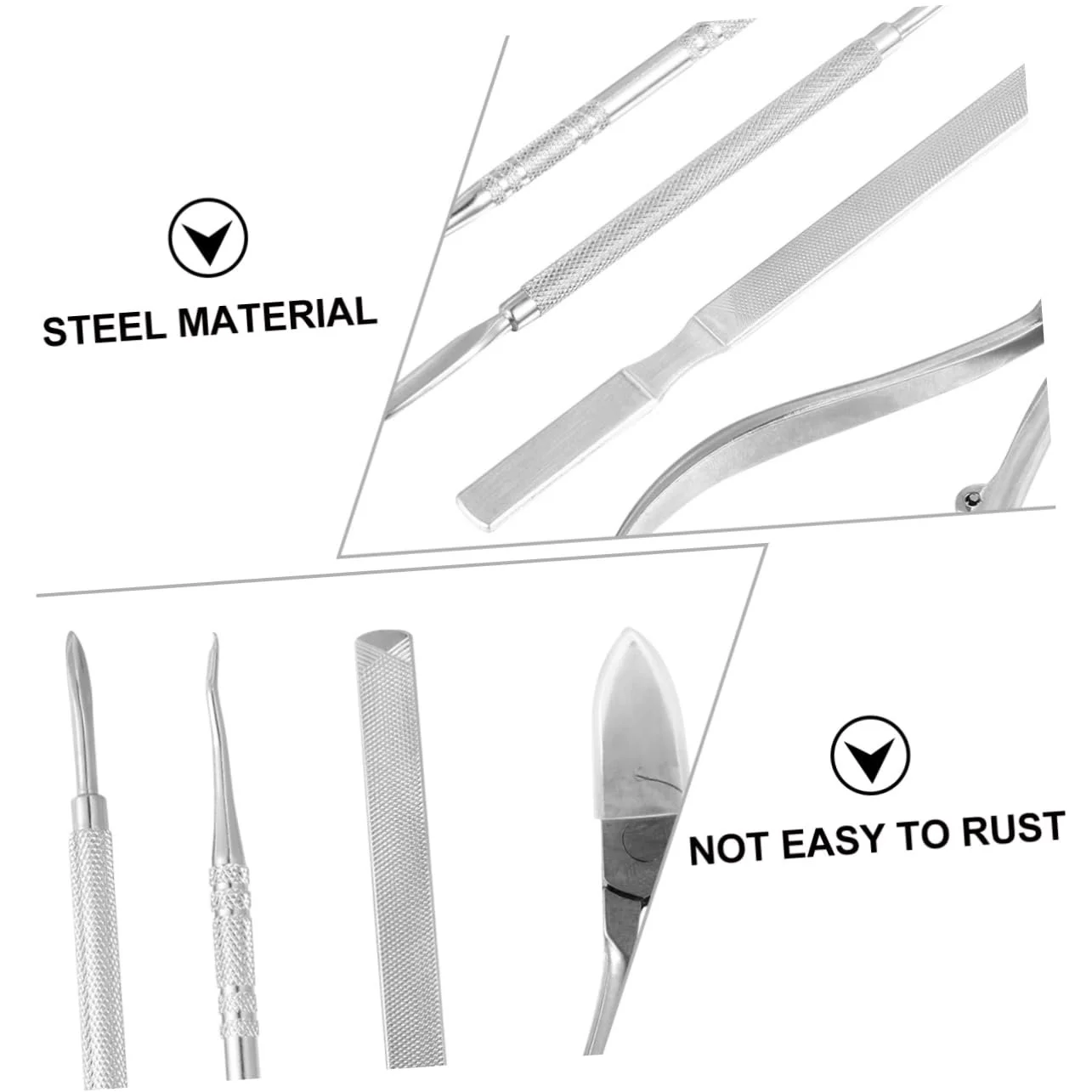 Набір для манікюру та педикюру OATIPHO 5 шт, фото №9