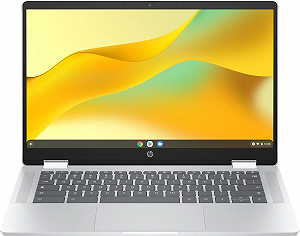Ноутбук 14" HP Chromebook x360 14b-cd0213ng Intel Celeron N4020 RAM 4GB eMMC 64GB 11год батарея Chrome OS (UKR) synthetic.ua - Фото 1