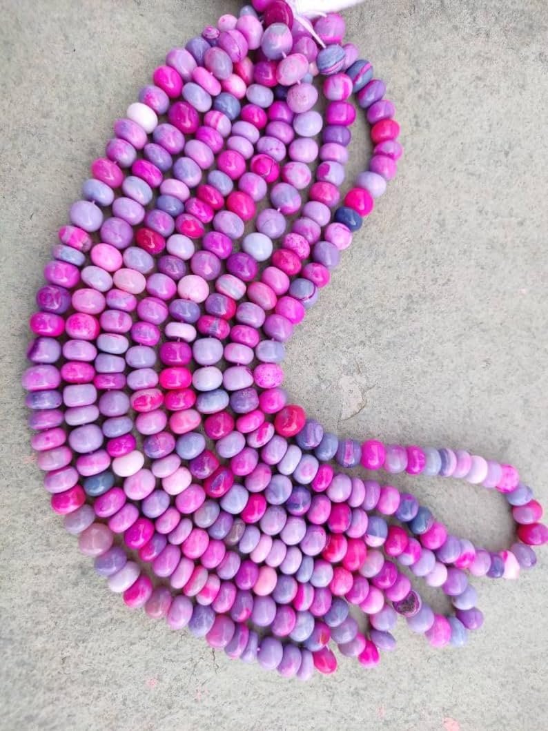 Бусины Лавандер Розовый Опал Круглые Гладкие 8-8.5 мм Розовый, фото №1