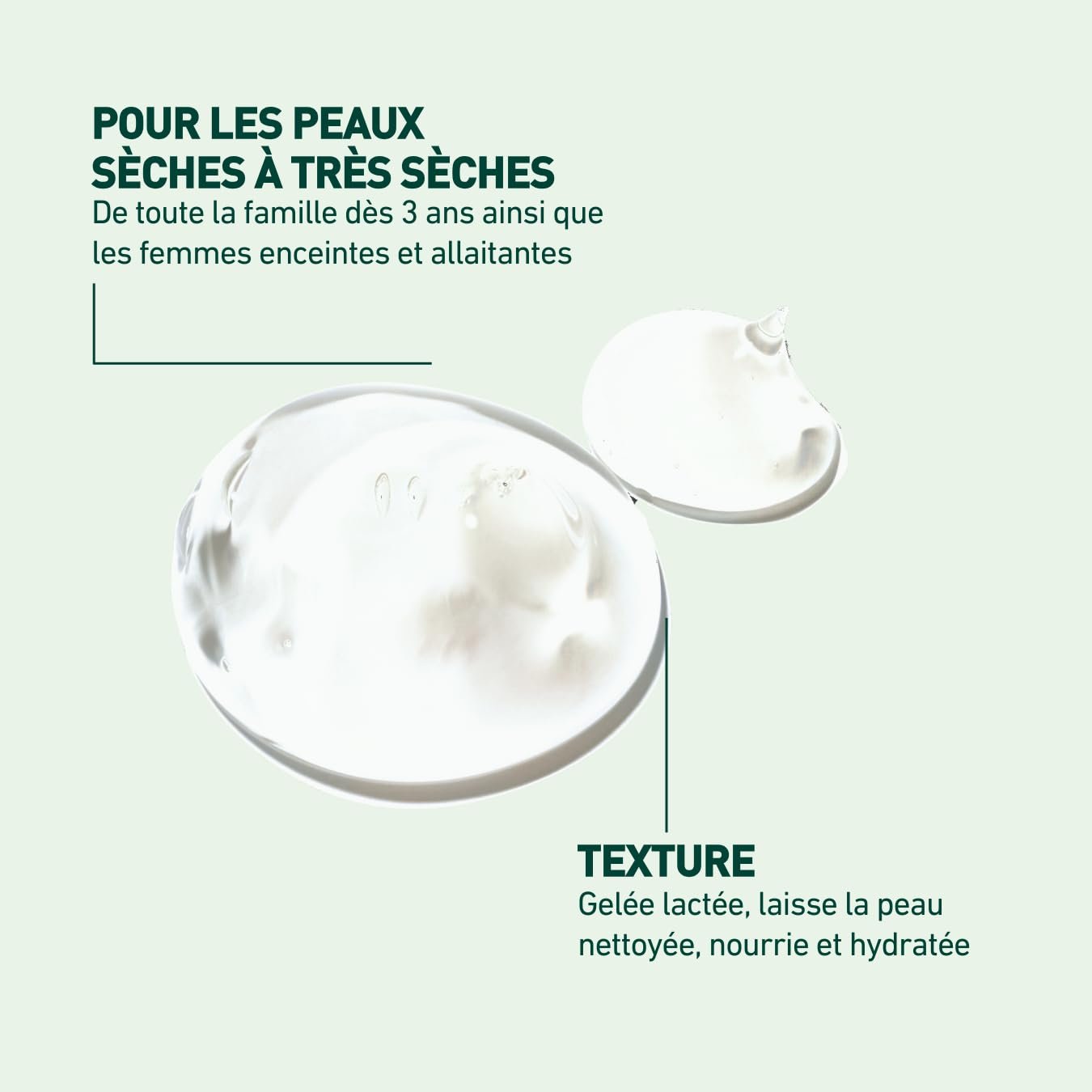 Гель Laboratoires Vendôme Nutri V+ Живильний та захисний з алое вера для сухої та дуже сухої шкіри 400 мл, фото №5